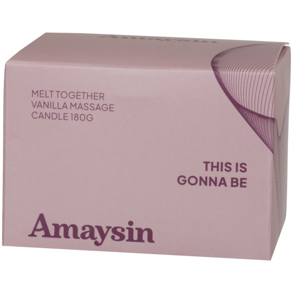 Amaysin Melt Together Massagekerze Vanille 180 g