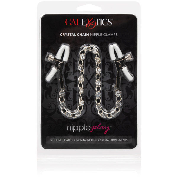 CalExotics Crystal Nippelklammern mit Kette