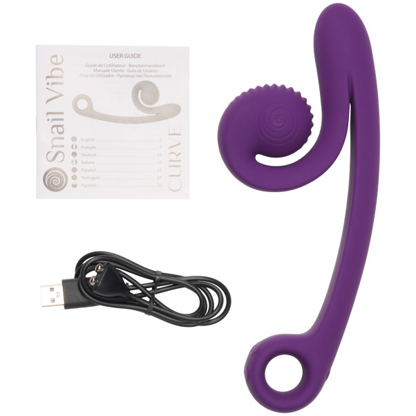 Snail Vibe Curve Wiederaufladbarer Dual Stimulator