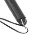 Schwarze Lederflogger 47 cm