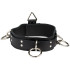 Spartacus Locking Collar Lederhalsband mit 3 Ringen