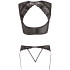 Abierta Fina Spitzentop und Strumpfhalter-Set