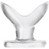 Master Series Anchored Analplug Transparent