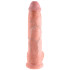 King Cock Realistischer Dildo mit Hoden 25,4 cm mit Saugnapf