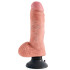 King Cock Realistischer Dildo Vibrator mit Hoden 20 cm