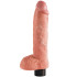 King Cock Realistischer Dildo Vibrator mit Hoden 25 cm