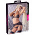 Cottelli Spitzen-BH-Set mit Strapsen 
