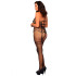 Leg Avenue Netz und Neckholder Catsuit Plus Size