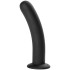 Sinful Slender Black Silikondildo Groß mit Saugnapf