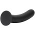 Sinful Slender Black Silikondildo Groß mit Saugnapf