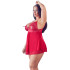 Cottelli Spitzen Babydoll in Übergröße Rot