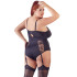 Cottelli Satin Bodystocking Plus Size