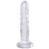 King Cock Durchsichtiger Dildo 17,6 cm mit Saugnapf