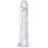 King Cock Durchsichtiger Dildo 22,5 cm mit Saugnapf