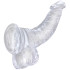 King Cock Clear - Cock with Balls Dildo 20 cm