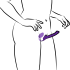 Strap-On-Me Biegbarer Umschnalldildo Small