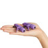 Nipplettes Nippelklammern mit Vibrator Violett
