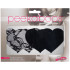 Peekaboos Brustwarzenaufkleber Herz und Spitze 2er-Pack