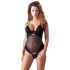 Cottelli String-Bodystocking mit Strasssteinen