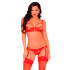 Seven til Midnight Hey Baby Rotes BH-Set