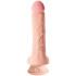 King Cock Plus Triple Density Dildo mit Hoden 24 cm mit Saugnapf