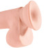 King Cock Plus Triple Density Dildo mit Hoden und Saugnapf 23 cm