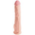 King Cock Plus Triple Density Dildo mit Hoden und Saugnapf 33 cm