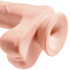 King Cock Plus Triple Density Dildo mit Hoden und Saugnapf 33 cm