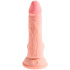 King Cock Plus Triple Density Dildo mit Hoden 20 cm mit Saugnapf