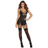 Dreamgirl Power-Mesh Strumpfhalter-Set