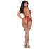 Dreamgirl Plus Size 4-teiliges Spitzenset