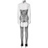 Sheer Fantasy Goodnight Kiss Body mit Strümpfen