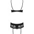 Obsessive Wonderia Schwarzes BH-Set