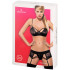 Obsessive Wonderia Schwarzes BH-Set