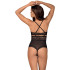Obsessive Schwarzer Ouvert-Body