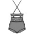 Obsessive Schwarzer Ouvert-Body