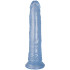 baseks Glitter Blauer Dildo 20,5 cm mit Saugnapf