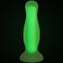 baseks Glow in the Dark Analdildo Medium Gelb