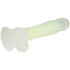 baseks Glow in the Dark Dildo Gelb mit Saugnapf 21,5 cm