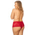 NORTIE Gunilla Schrittfreier Hipster aus roter Spitze Plus Size