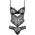 Obsessiver Alluria Teddy mit Geschnürtem Rücken