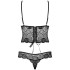 Obsessiver Alluria Teddy mit Geschnürtem Rücken