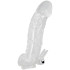You2Toys Crystal Clear Penishülle mit Vibrierenden Hasenohren