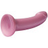 baseks Glitzernder Silikondildo in Pink 18 cm