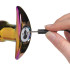 Dream Toys Glamour Glass Perlenbesetzter Analplug mit Fernsteuerung