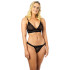 NORTIE Bay Leaf Schwarzes BH- und Tanga Set Schwarz