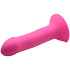 Squeeze-It Squeezable Vibrierender Pinker Dildo 17,5 cm