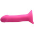 Squeeze-It Squeezable Vibrierender Pinker Dildo 17,5 cm