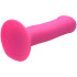 Squeeze-It Squeezable Vibrierender Pinker Dildo 17,5 cm