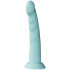 Dillio Platinum Slim Seven Teal Dildo mit Saugnapf 21 cm